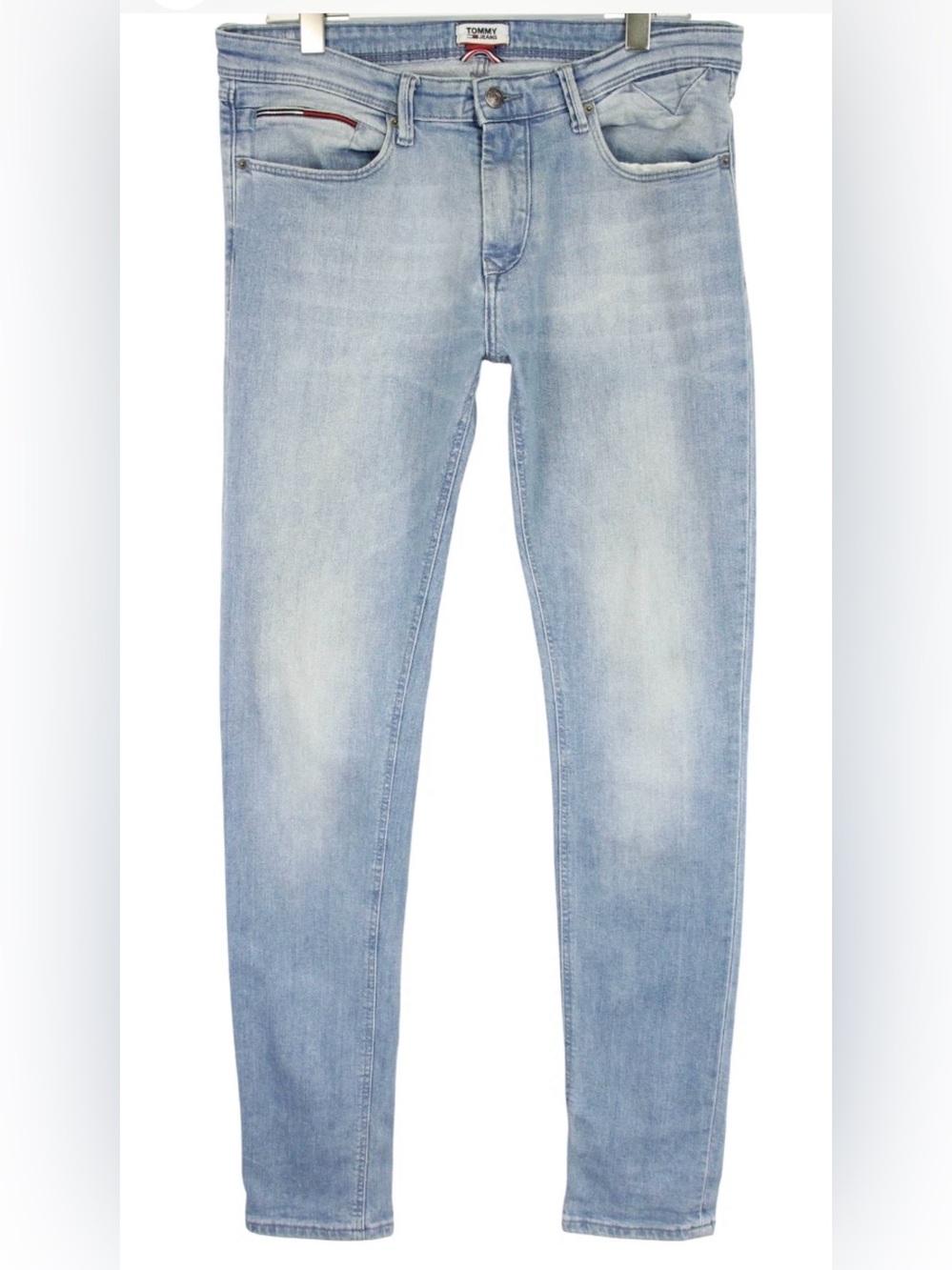TOMMY HILFIHER Steve Slim Tapered Jeans Men's W30 L32  light grey2